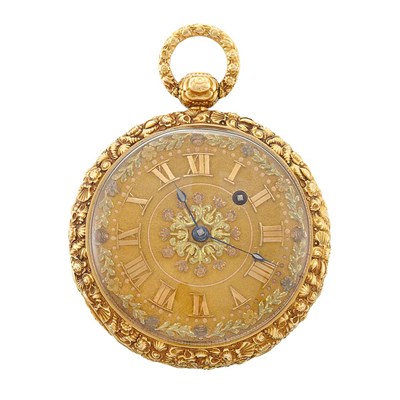 Lot 1151 - Gentleman's Gold Open Face Pocket Watch