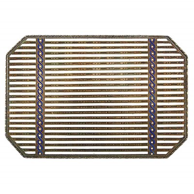 Lot 217 - Silver Gilt and White and Blue Enamel Case