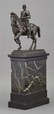 Lot 271 - Bronze Equestrian Group of Bartolomeo Colleoni...
