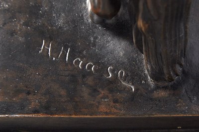 Lot 496 - German Bronze Equestrian Group of Female...