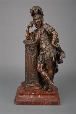 Lot 328 - French Bronze Figure of a Classical Soldier...