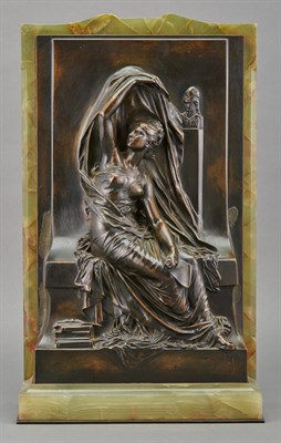 Lot 540 - French Bronze Figural Relief Plaque of a...