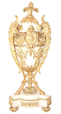 Lot 298 - Louis XVI Style Gilt-Bronze Mounted White...
