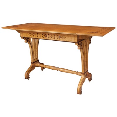 Lot 330 - Charles X Maple Marquetry Sofa Table...