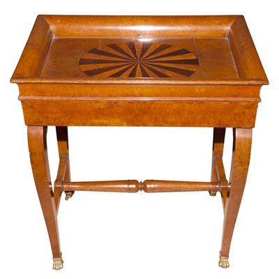 Lot 328 - Charles X Maple Marquetry Vide Poche Circa...