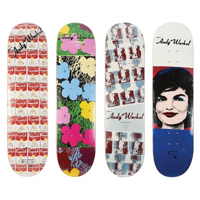 Lot 165 - After Andy Warhol Iconic Collection Skate...