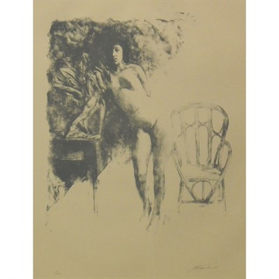 Lot 20 - Ben Kamihira American, b. 1925 [NUDE IN...
