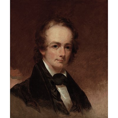 Lot 46 - Thomas Sully American, 1783-1872 Portrait of a...