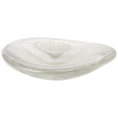 Lot 281 - Tapio Wirkkala Glass Leaf Dish Signed Tapio...