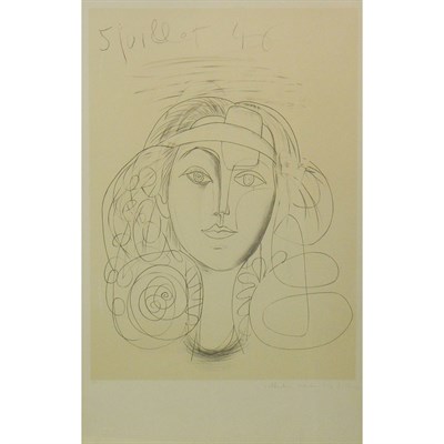 Lot 3 - After Pablo Picasso GUITARE ET PARTITION;...