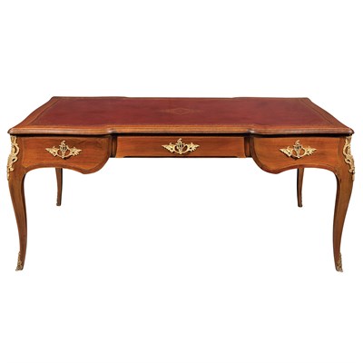 Lot 673 - Louis XV Style Gilt-Metal Mounted Mahogany...