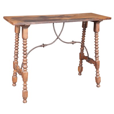 Lot 171 - Spanish Walnut Trestle Table 18th Century The...