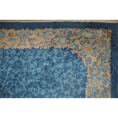 Lot 451 - Chinese Carpet China, circa 1930 The indigo...