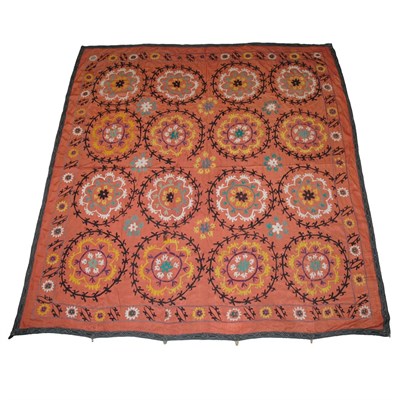 Lot 669 - Suzani Embroidery Uzbekistan, circa 1900...