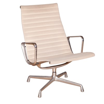 Lot 491 - Pair of Eames Aluminum Group Chairs
