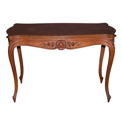 Lot 240 - French Provincial Style Walnut Writing Table...