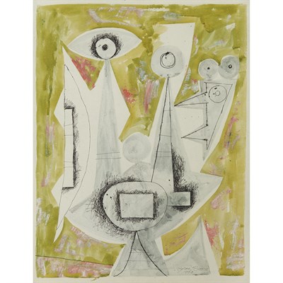 Lot 29 - Byron Browne American, 1907-1961 Cyclops, 1950...