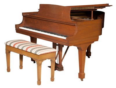Lot 391 - Steinway Mahogany Baby Grand Piano Model S,...