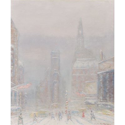 Lot 123 - Johann Berthelsen American, 1883-1972 Times...