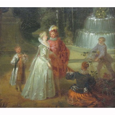 Lot 79 - Manner of Jean-Antoine Watteau Fete Champetre...