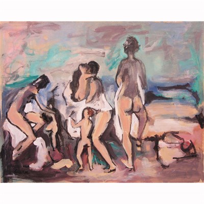 Lot 22 - Stephen Csoka American, 1897-1989 (i) Beach...