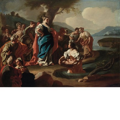 Lot 22 - Attributed to Francesco de Mura The Finding of...