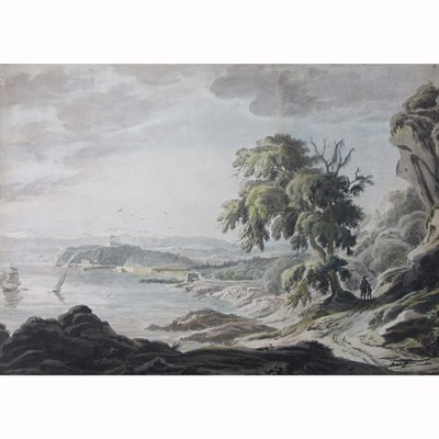 Lot 100 - Louis Jean Desprez French, 1743-1804 View of...