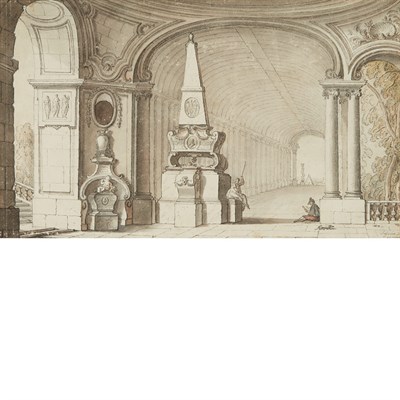 Lot 79 - Jacques de Lajoue French, 1687-1761 An Artist...