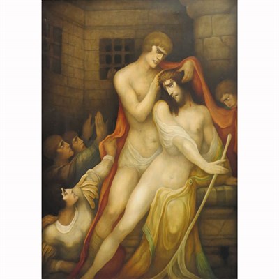 Lot 66 - Leonard Sarluis Dutch, 1874-1949 The Mocking...