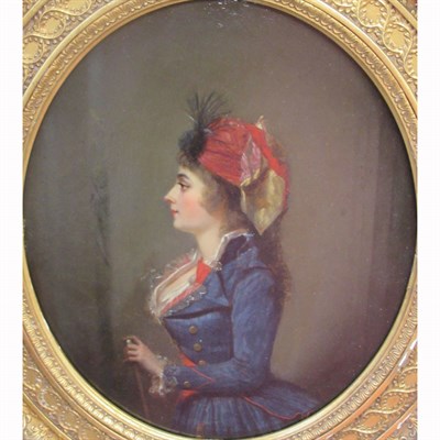 Lot 104 - Attributed to Louis Leopold Boilly Lady in a...