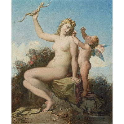 Lot 117 - Henri Lehmann French, 1814-1882 Venus and...