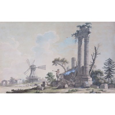 Lot 80 - Jean-Jacques-Francois Le Barbier French,...