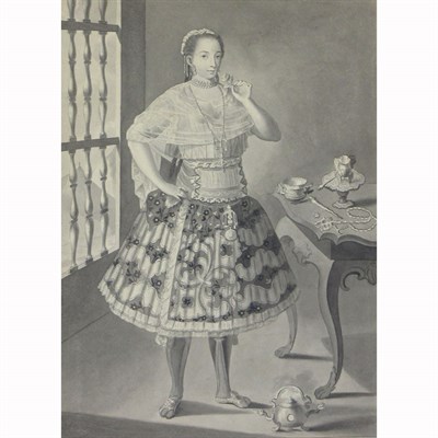 Lot 64 - James Roberts fl. 1753-circa 1809 Dame Creole...
