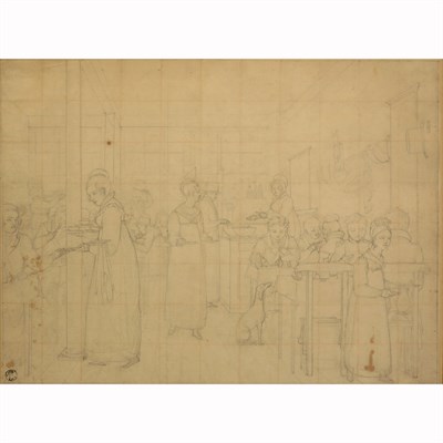 Lot 115 - Berlin School Early 19th Century Interior of a...