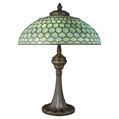 Lot 559 - Tiffany Studios Bronze and Favrile Opalescent...