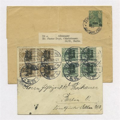 Lot 1018 - German Area Cover Group Interesting lot of...