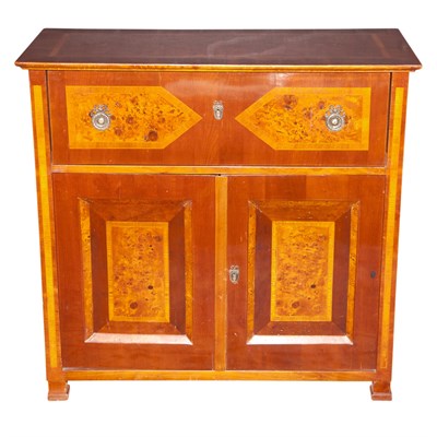 Lot 276 - Continental Neoclassical Style Burrwood and...