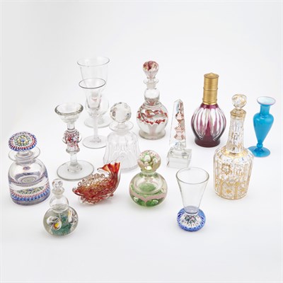 Lot 211 - Miscellaneous Group of Glass Table Articles...