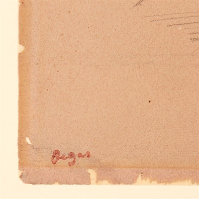 Lot 16 - Edgar Degas French, 1834-1917 Danseuse Stamped...