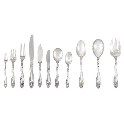 Lot 336 - Gorham Sterling Silver Flatware Service In the...