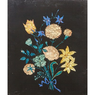 Lot 207 - Group of Four Tinsel Pictures Each depicting...