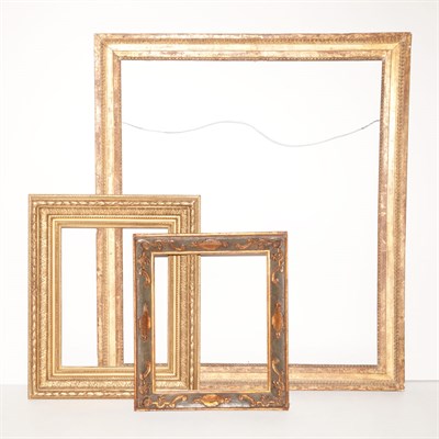Lot 340 - Three Giltwood Frames 19th/20th Century The...