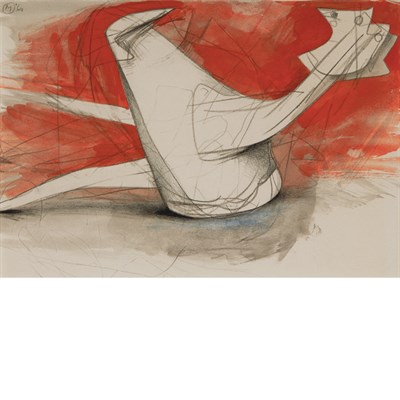 Lot 32 - Bernard Meadows British, 1915-2005 Two Fallen...