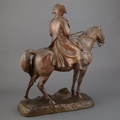 Lot 615 - Italian Bronze Equestrian Figure of Napoleon...