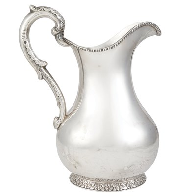 Lot 214 - American Coin Silver Water Pitcher William...