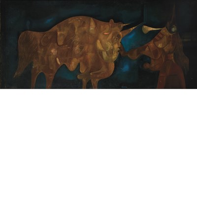 Lot 97 - Felipe Orlando Cuban, b. 1911 Beauty and the...