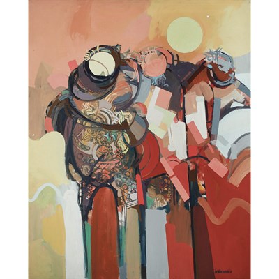 Lot 22 - Ibrahim Hussein Malaysian, 1936-2009 Three...