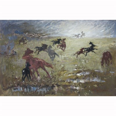 Lot 24 - Giulio Falzoni Italian, 1900-1978 Un Mattino...