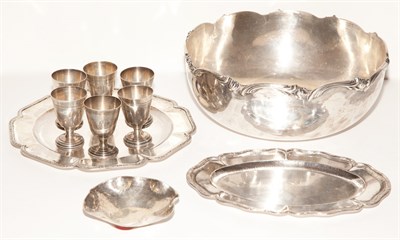 Lot 302 - Group of Ten South American Silver Table...