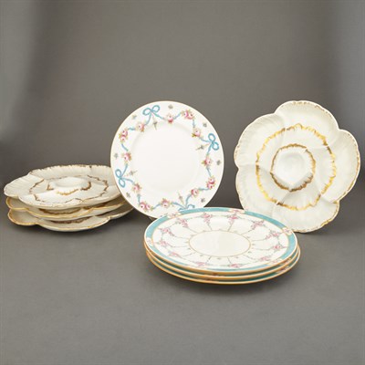 Lot 473 - Set of Eleven Continental Gilt Decorated...